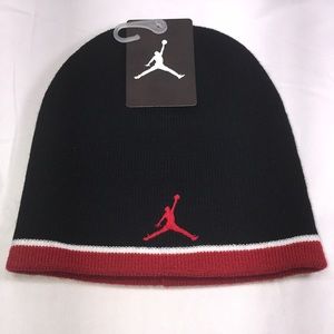 NIKE Jordan Jumpman Youth Beanie Color Black/Red